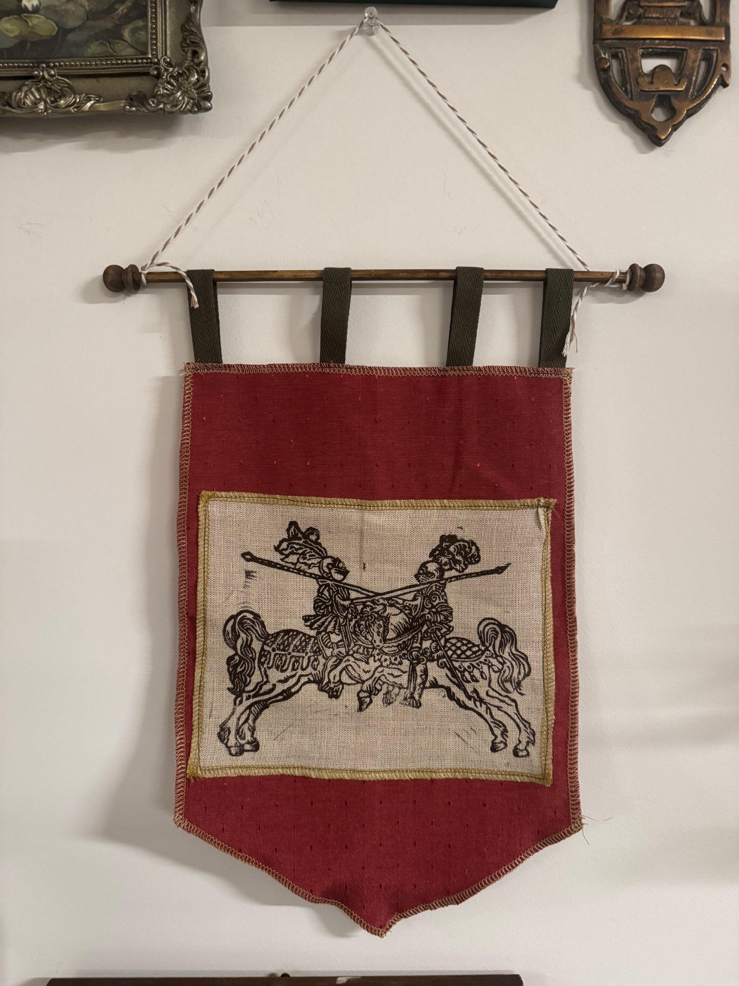 Small Handprinted Medieval Banner