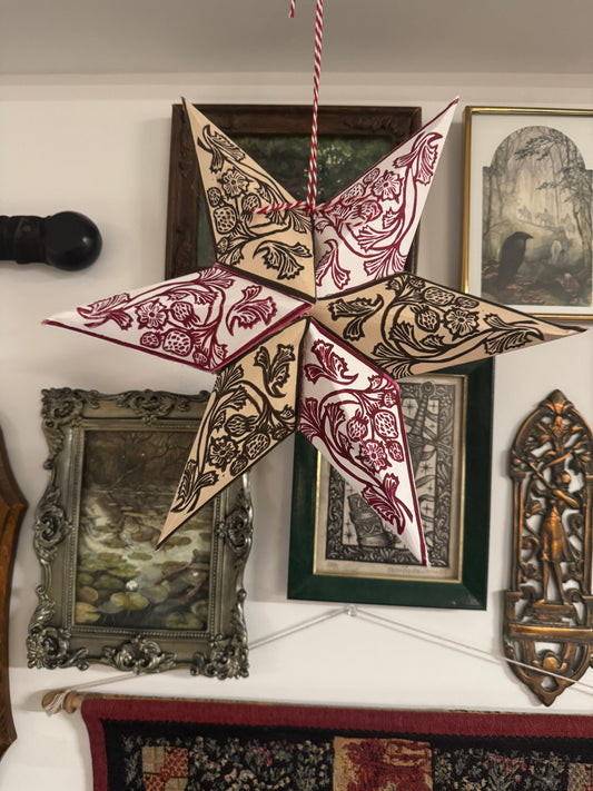 DIY Yule Paper Ornaments