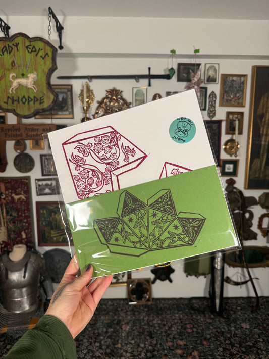 DIY Yule Paper Ornaments