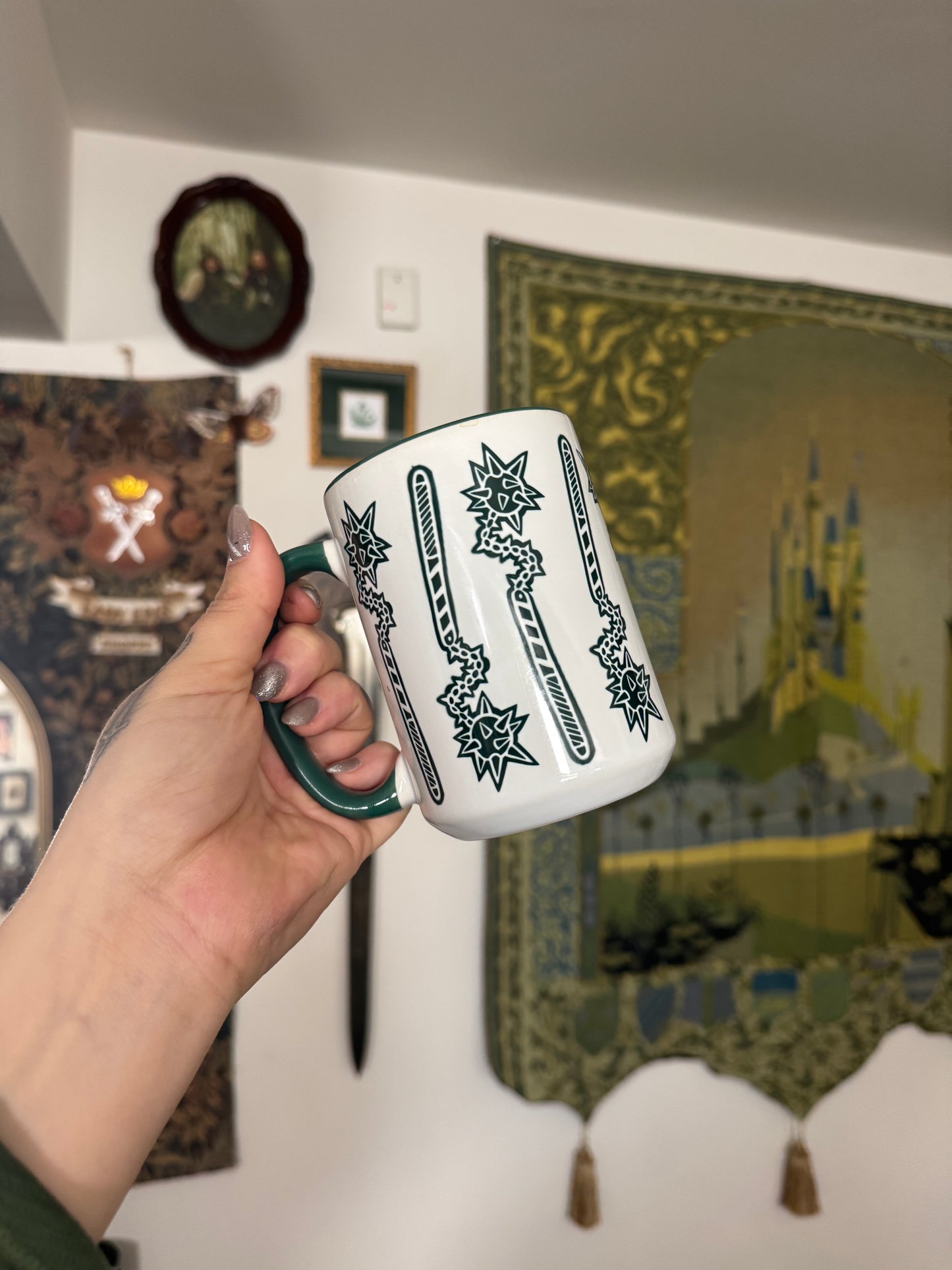 Green Flail Mug