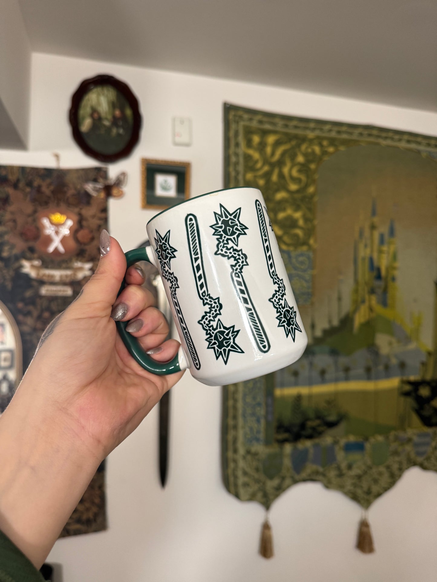 Green Flail Mug