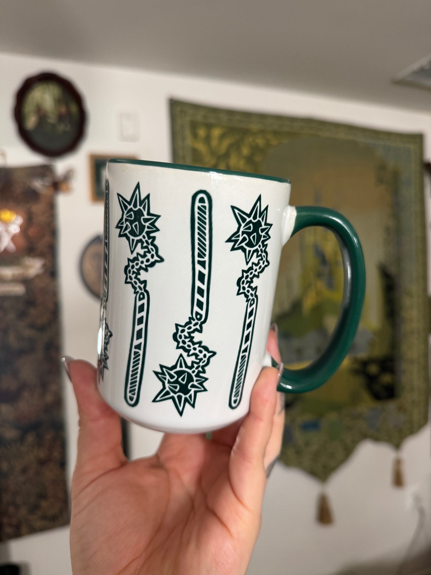 Green Flail Mug
