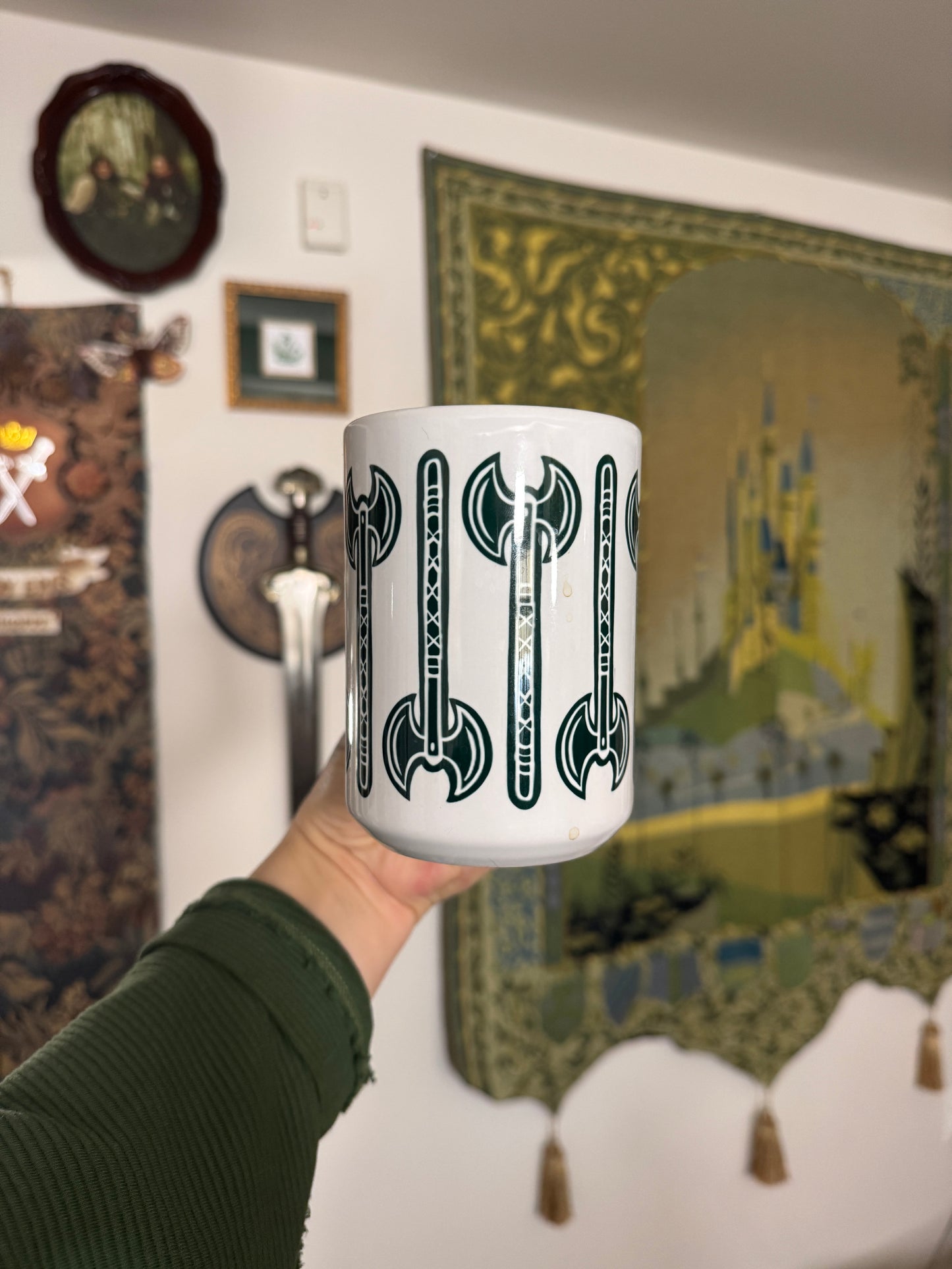 Green Greataxe Mug