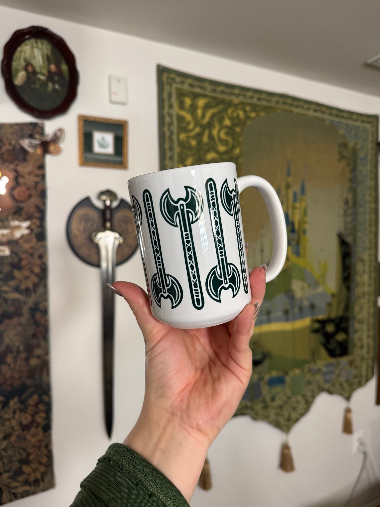 Green Greataxe Mug