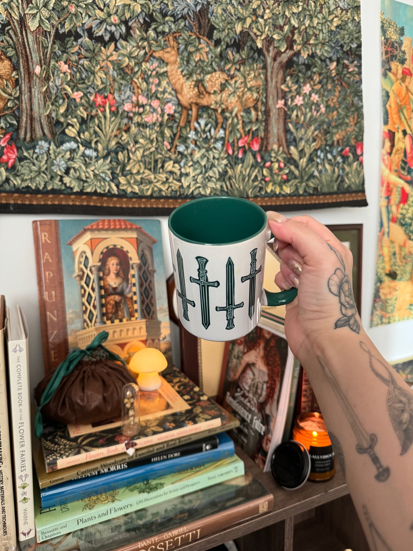 Green Short Sword Mug