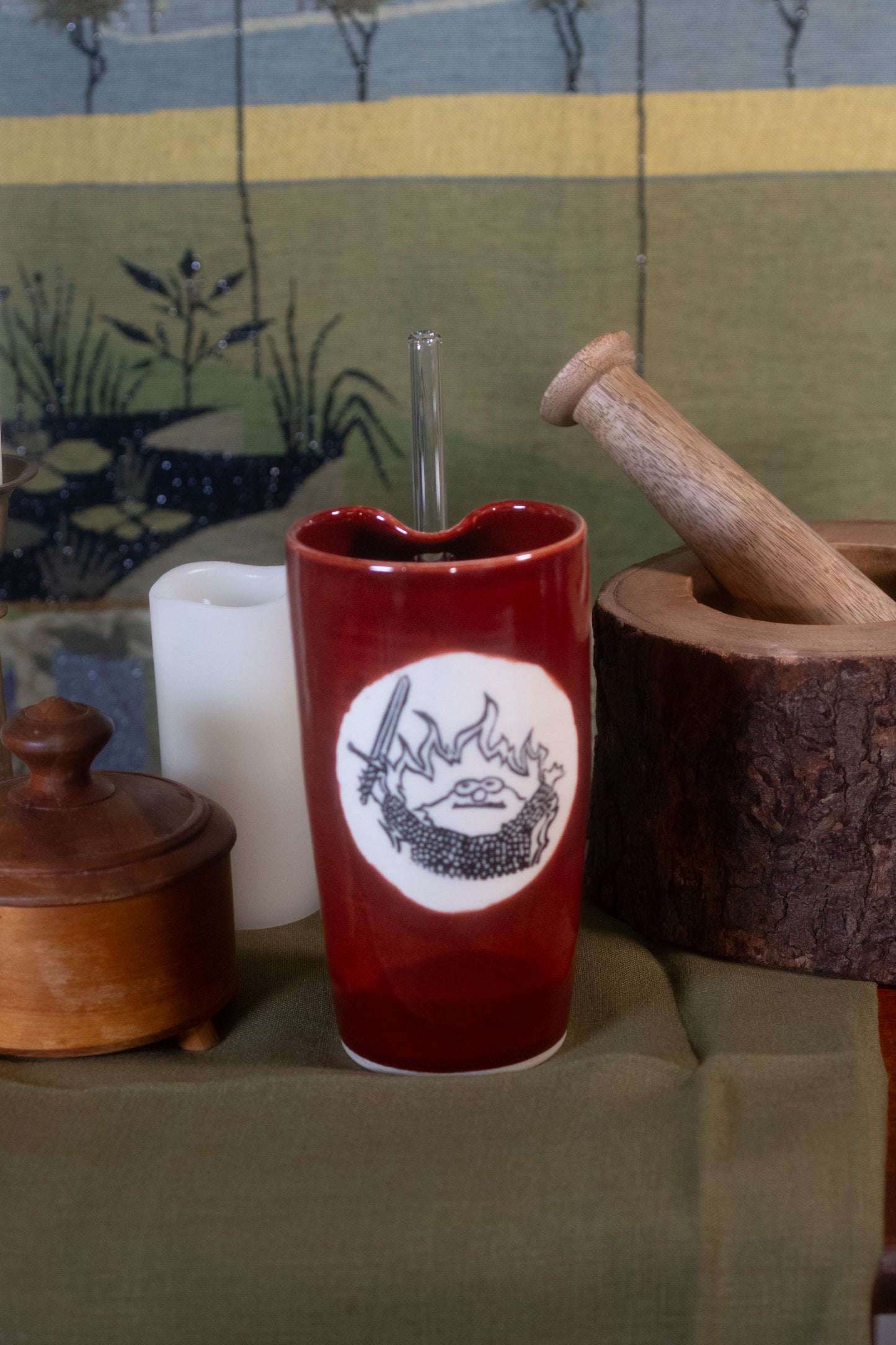 Handmade Medieval Chaos Sippy Cup