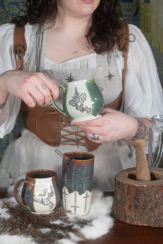 Handmade Faire Knight's Favour Mug