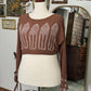 Gothic Ruins Crop Sweater