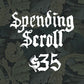 Spending Scroll (gift cards)