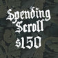 Spending Scroll (gift cards)