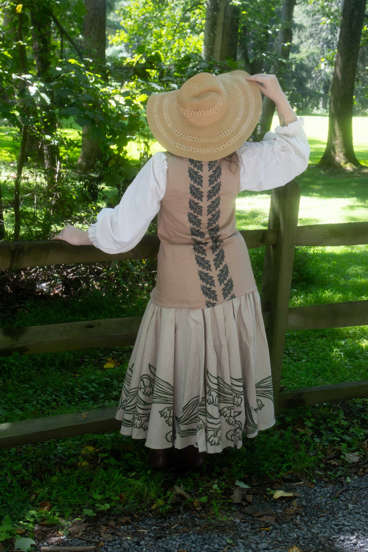 Pre-Order Longline Oak Leaf Vest