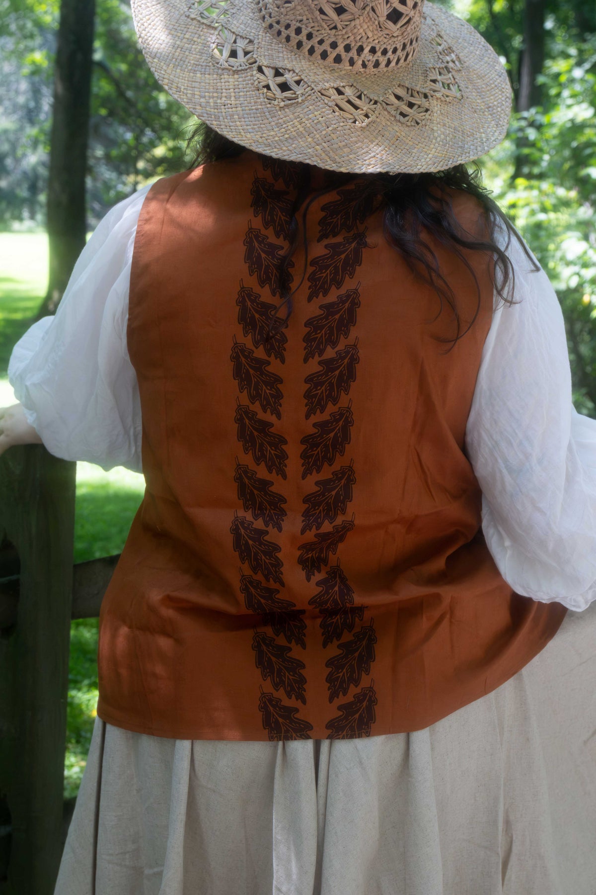 Pre-Order Longline Oak Leaf Vest