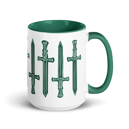 Green Knightcore Bladed Mug